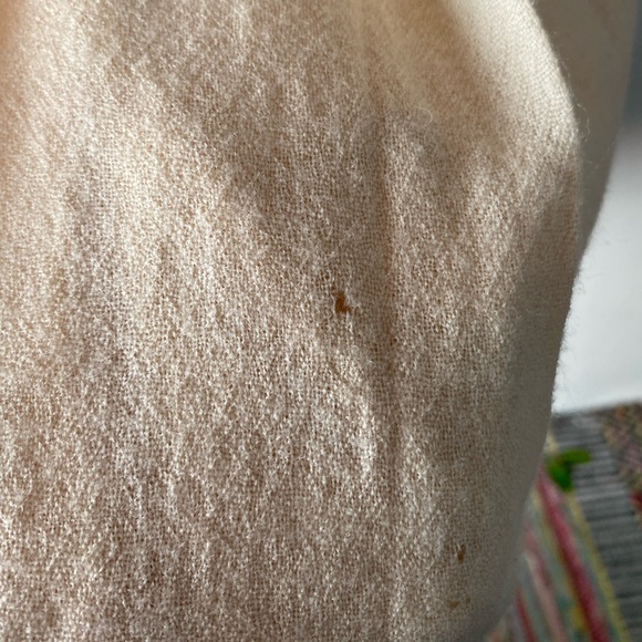 NWT• Korvilas Yulia for Anthropologie Embroidered Boho Mini Dress Cream Blue 2P - Picture 15 of 16